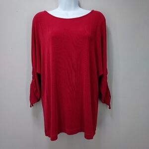 Chico's Travelers Split Sleeve Top